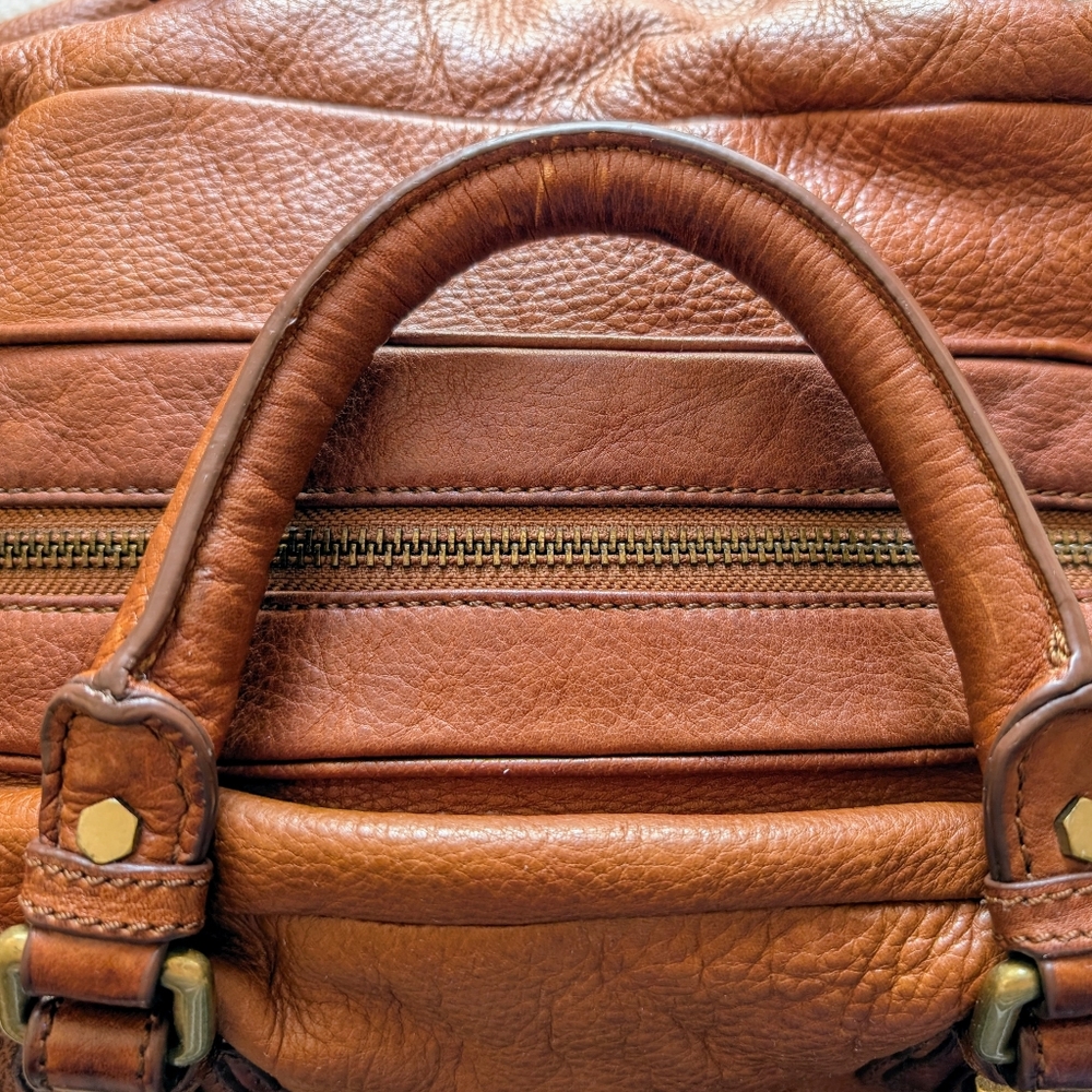 Marc by Marc Jacobs Classic Q Groovee Brown Luggage Satchel Bag - Picture 5 of 8